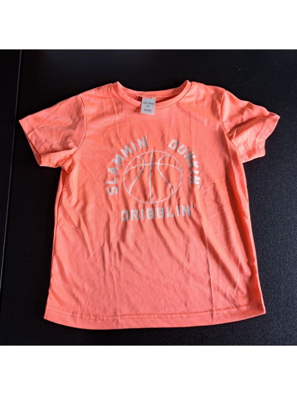 Okie Dokie Slammin Out Dribblin Orange T-Shirt - 5T